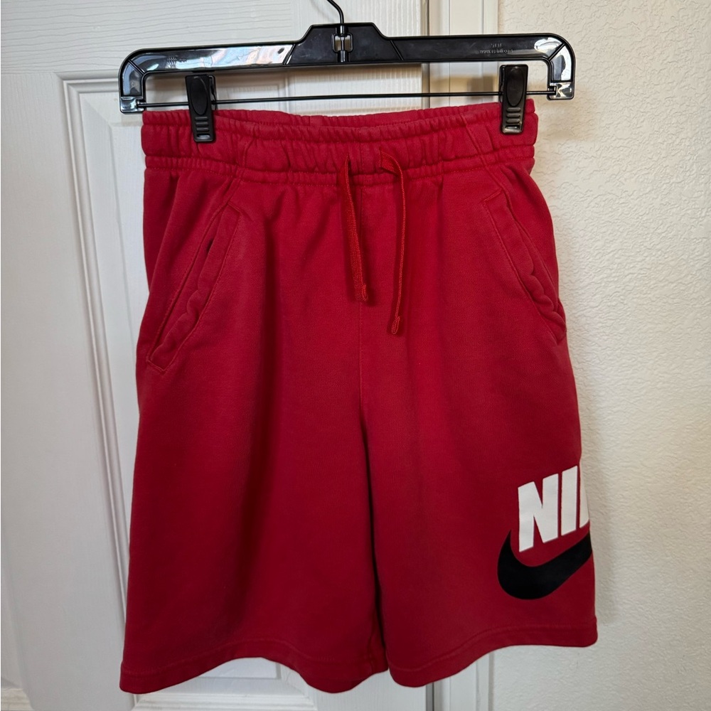 Boys XL Red Nike Sweat Shorts